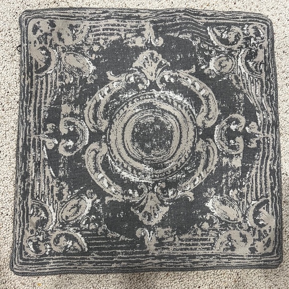 Restoration Hardware Medallion Design Square Cushion Covers (2) - Picture 1 of 2